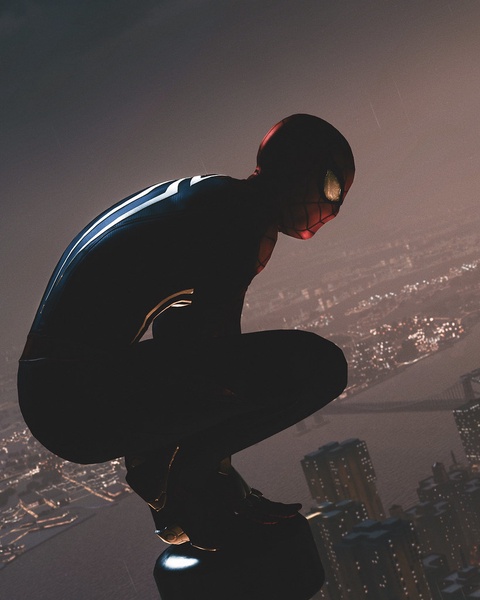 This picture is from Sony Interactive Entertainment’s video game, “Marvel’s Spider-Man” which released in  2018 on PlayStation 4.