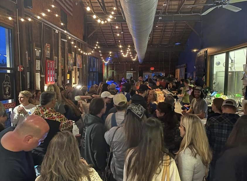 Dozens of people showed to support the SDHS fundraiser at Burley Oak Brewing in Berlin on April 4.