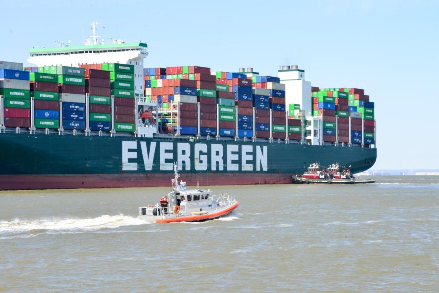Cargo ship freed from Chesapeake