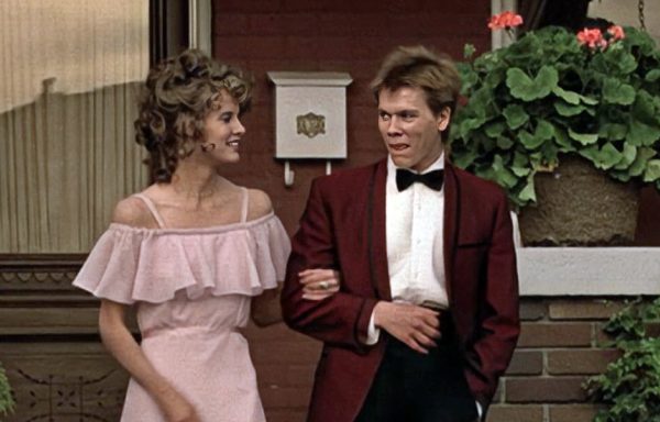 Lori Singer and Kevin Bacon in Footloose (1984)
